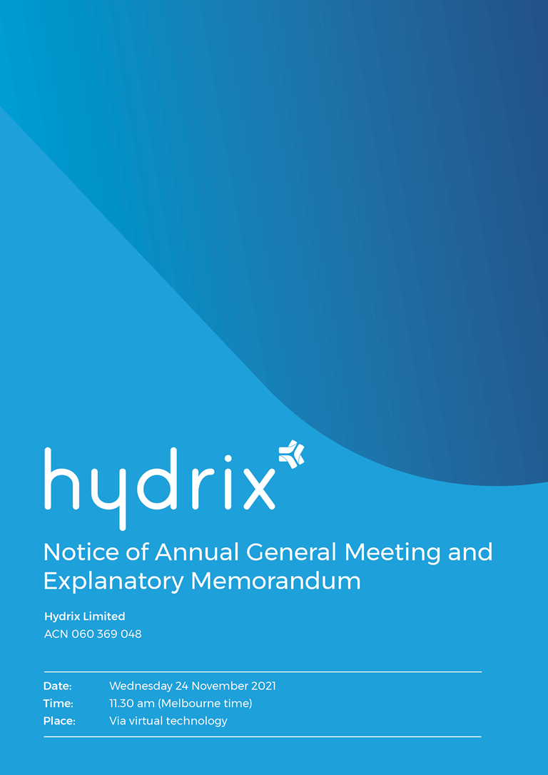hydrix annual agm2021